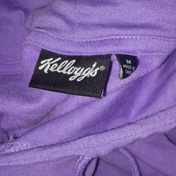 Kellogg's Froot Loops Toucan Sam Purple Unisex Pullover Hoodie Sweatshirt - Picture 7 of 7
